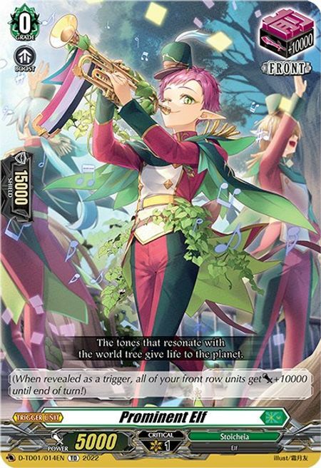 Prominent Elf Card Front