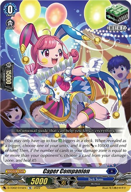 Caper Companion [D Format] Card Front