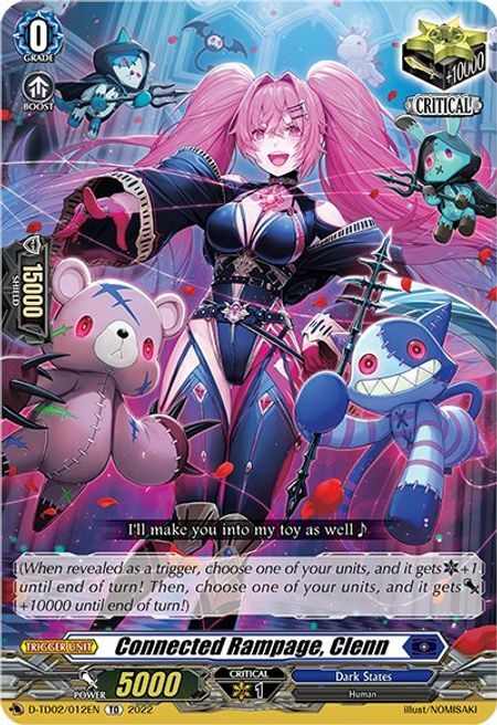 Connected Rampage, Clenn [D Format] Card Front