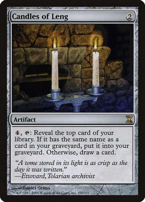 Candles of Leng Card Front