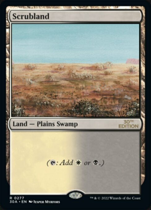 Scrubland Card Front