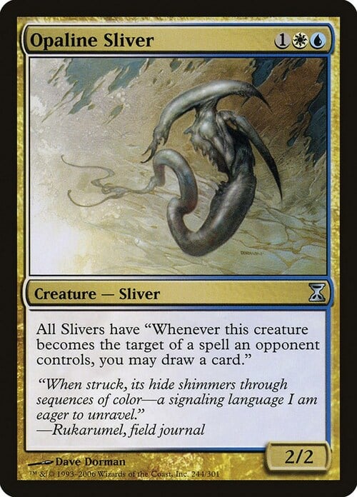 Opaline Sliver Card Front