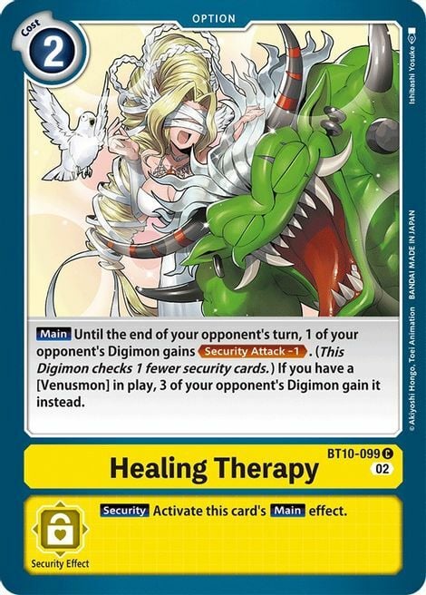 Healing Therapy Card Front