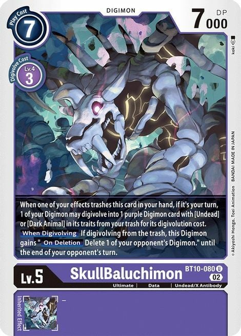 SkullBaluchimon Card Front