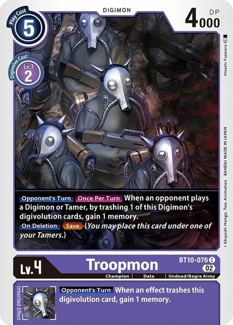 Troopmon Card Front