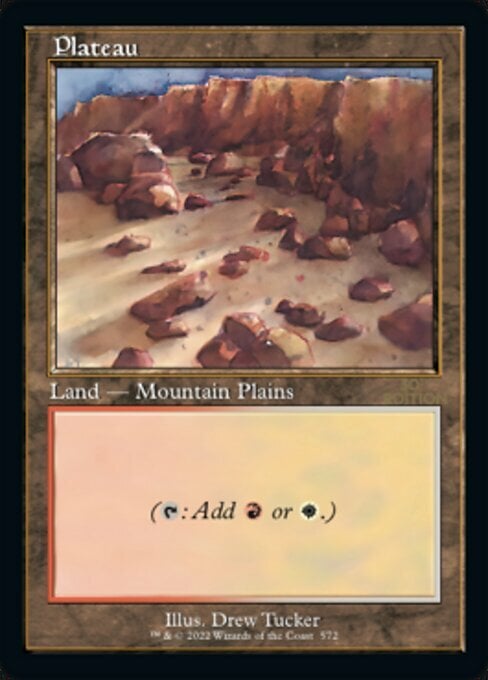 Plateau Card Front