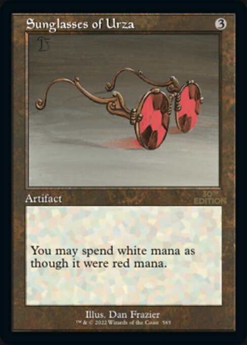 Sunglasses of Urza Card Front