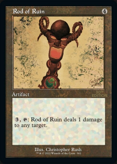 Rod of Ruin Card Front