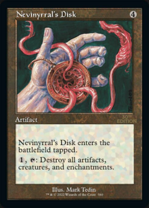 Nevinyrral's Disk Card Front