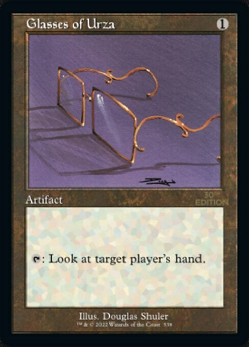 Glasses of Urza Card Front