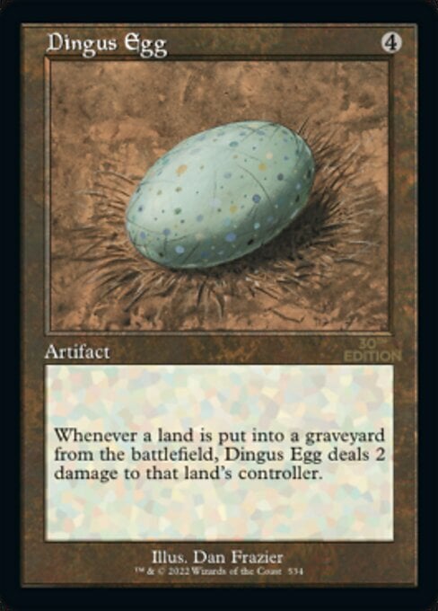 Dingus Egg Card Front
