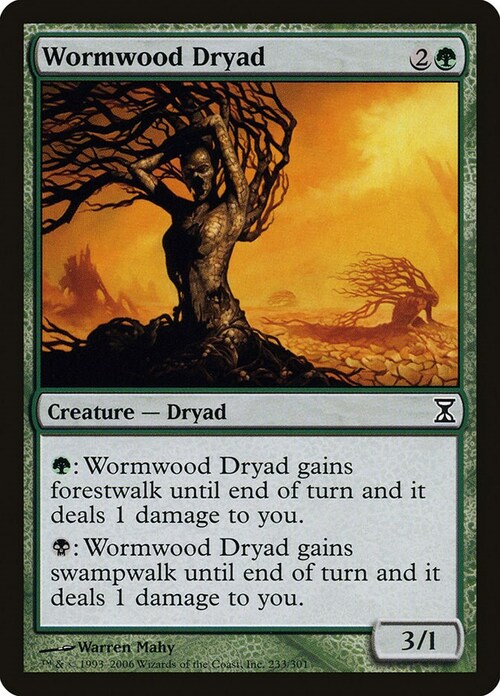 Wormwood Dryad Card Front