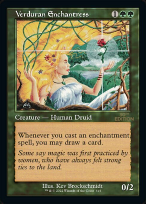 Verduran Enchantress Card Front