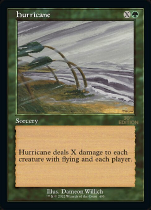 Hurricane Card Front