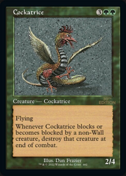 Coccatrice Card Front