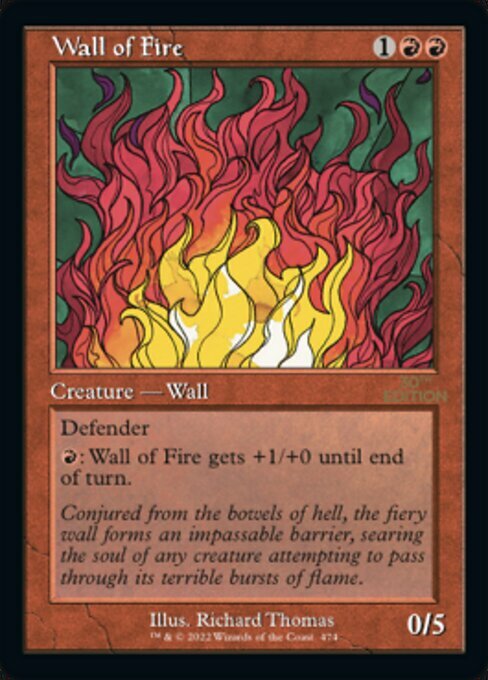 Wall of Fire Card Front