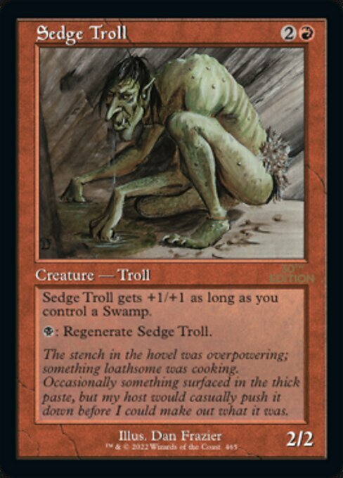 Sedge Troll Card Front