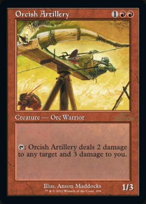 Orcish Artillery Card Front