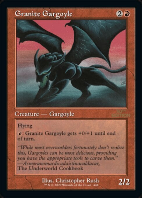 Granite Gargoyle Card Front