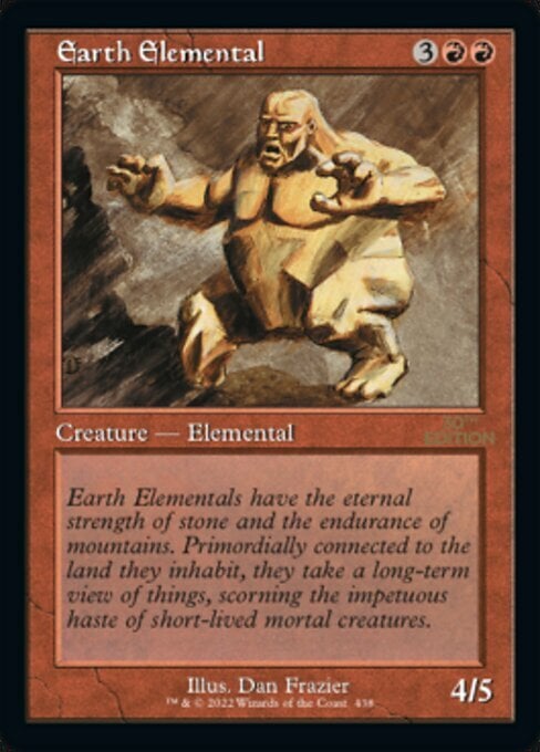 Earth Elemental Card Front