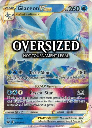 Glaceon V ASTRO [Icicle Shot | Crystal Star] Card Front