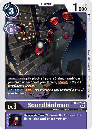 Soundbirdmon Card Front