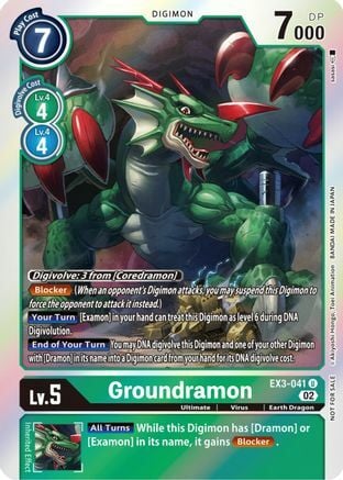 Groundramon Card Front
