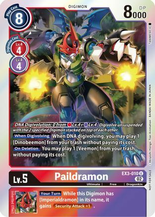 Paildramon Card Front