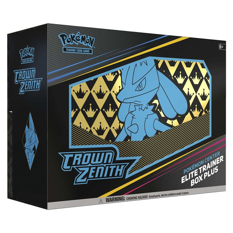 Crown Zenith Pokémon Center Elite Trainer Box Plus