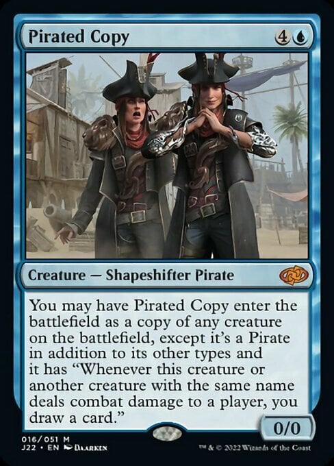 Pirated Copy Card Front