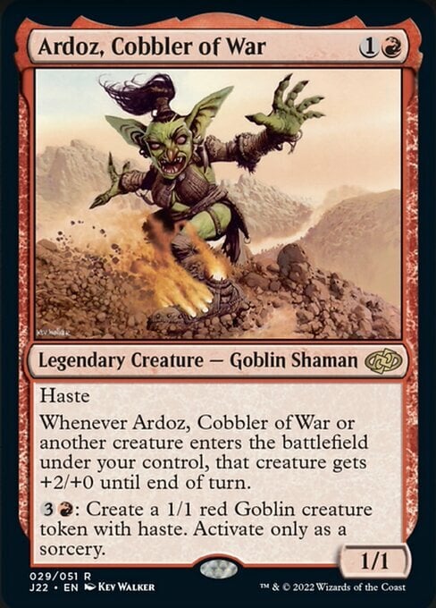 Ardoz, Cobbler of War Card Front