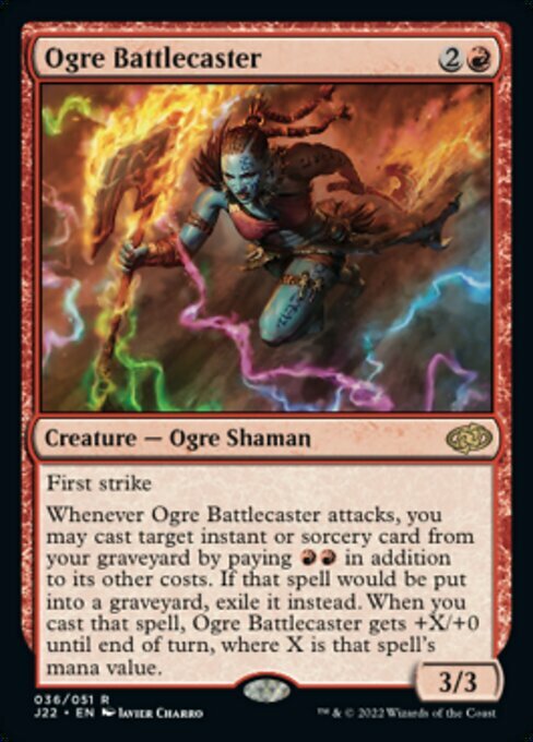 Ogre Battlecaster Card Front