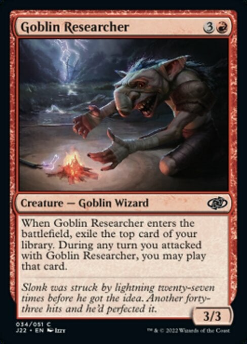Goblin Researcher Card Front
