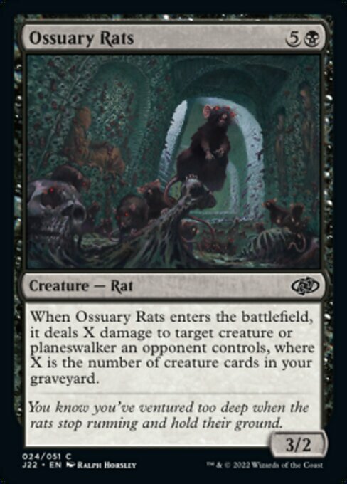 Ossuary Rats Card Front