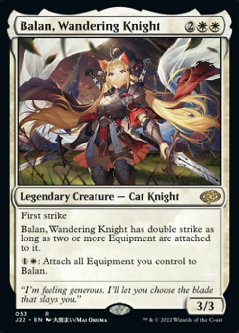 Balan, Wandering Knight Card Front