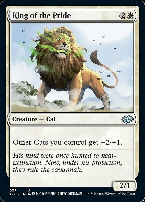 King of the Pride Card Front