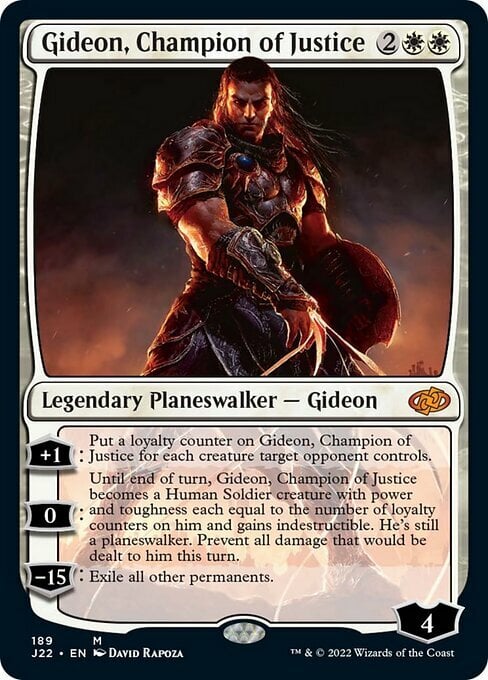 Gideon, Campione di Giustizia Card Front