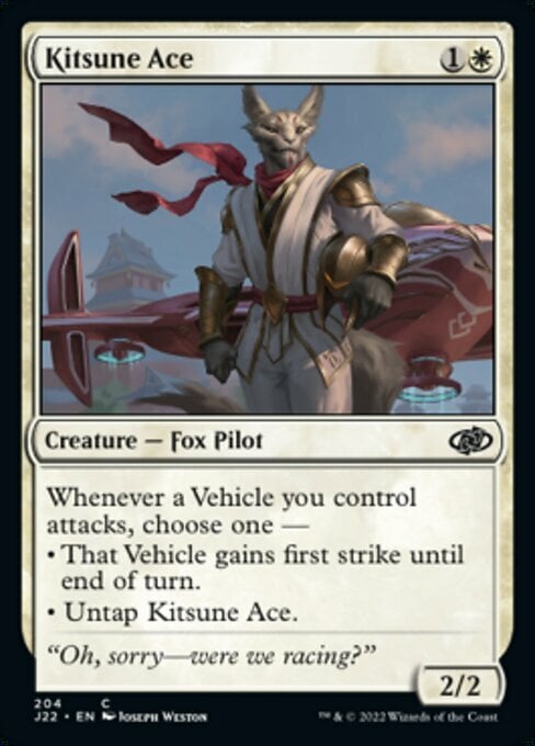 Kitsune Ace Card Front