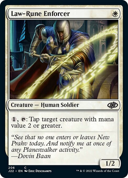 Law-Rune Enforcer Card Front