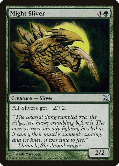 Might Sliver Card Front