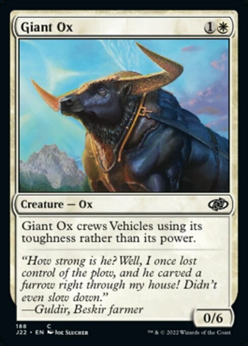 Giant Ox Card Front