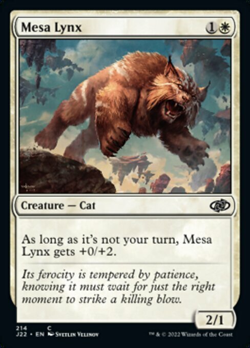 Mesa Lynx Card Front