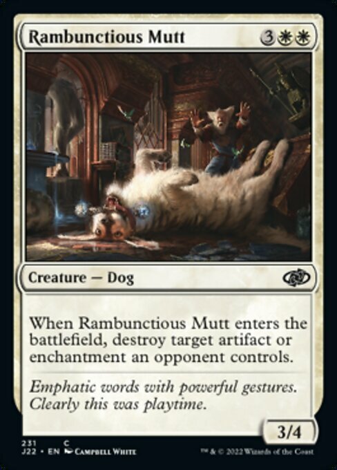 Rambunctious Mutt Card Front