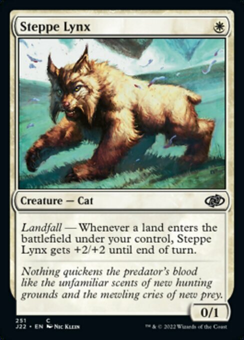 Steppe Lynx Card Front