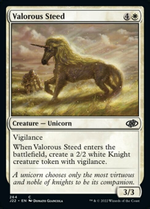Valorous Steed Card Front