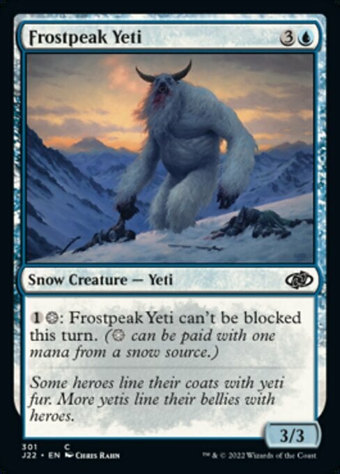 Frostpeak Yeti Card Front