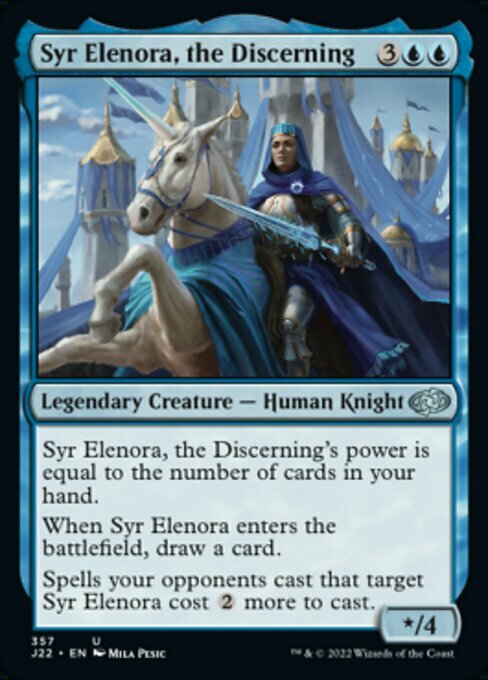 Syr Elenora, the Discerning Card Front