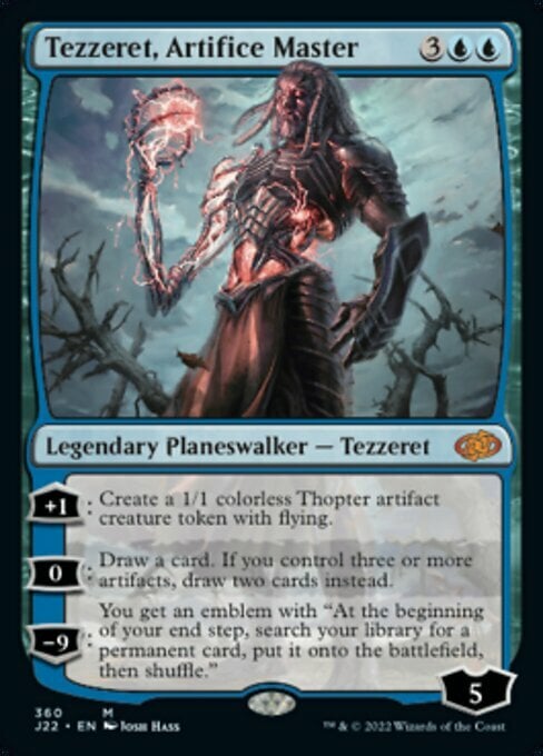 Tezzeret, Maestro Artefice Card Front