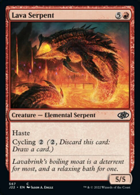 Lava Serpent Card Front