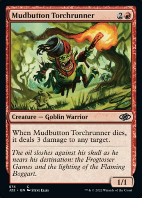 Mudbutton Torchrunner Card Front
